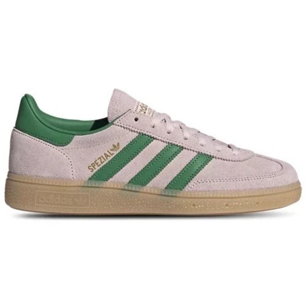 adidas Spezial Suede Sneakers in Pale Pink and Green NIB